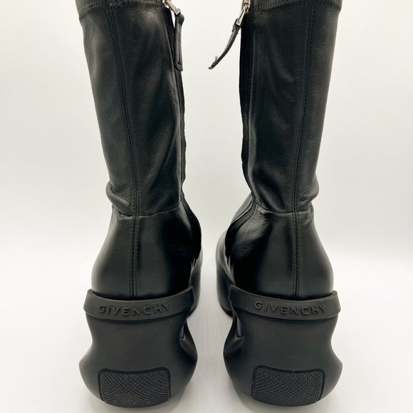 Givenchy G Clog Black Leather Ankle Boots - Size 36, Retail $1,295 - Picture 7 of 16